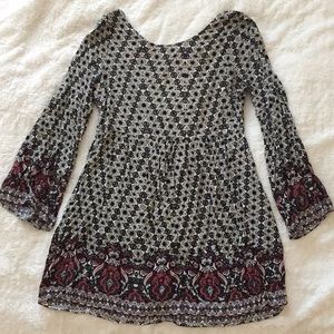 Boho mini dress